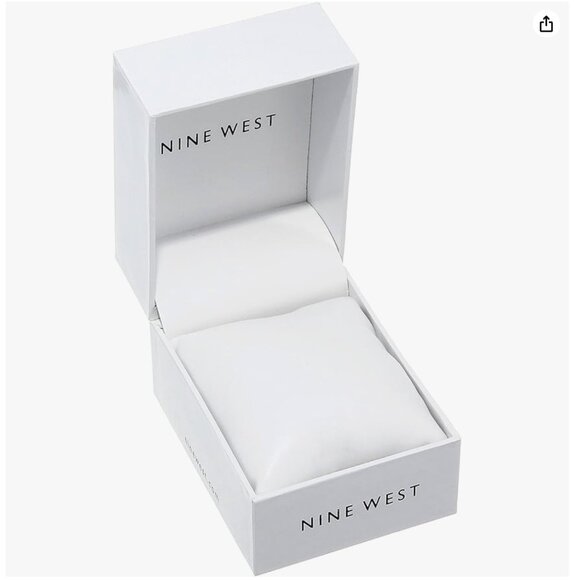 Nine West Women's Tan Gold Tone Strap Watch NEW - Picture 9 of 10